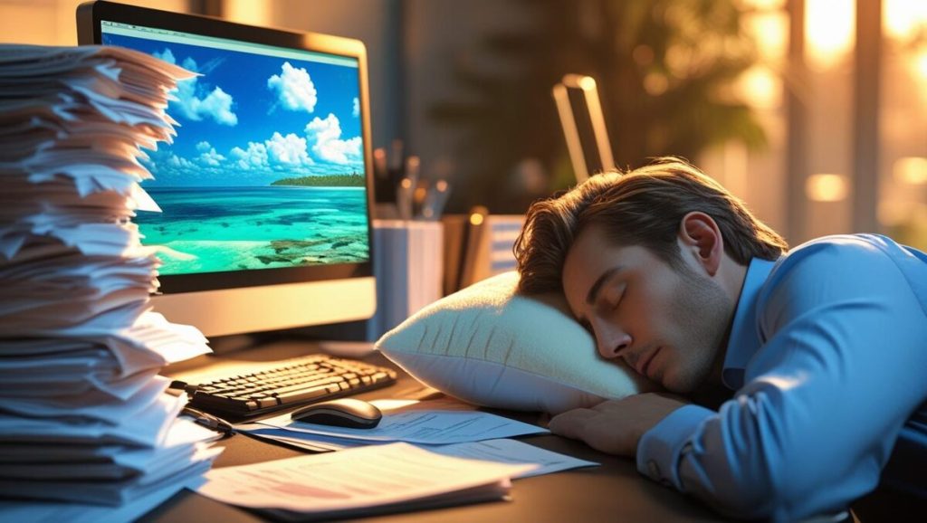 Puse attālināto darbinieku snauž uz darba devēja rēķina